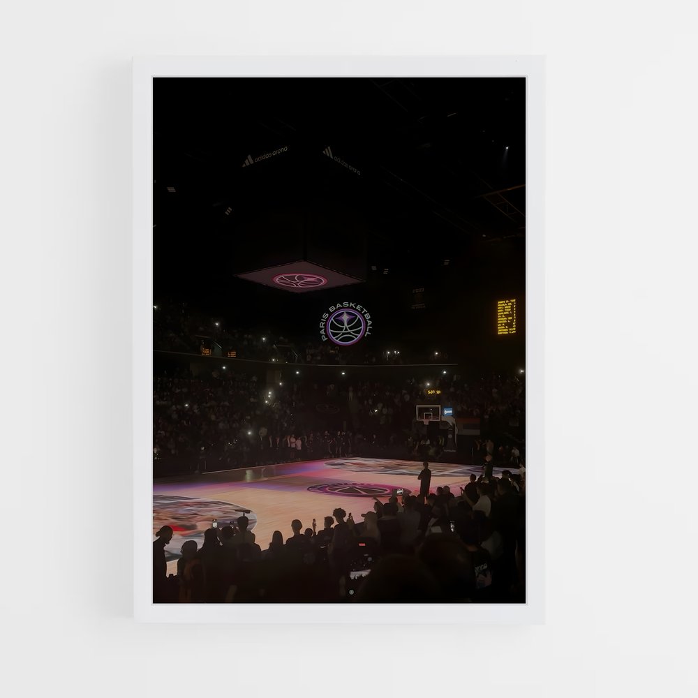 Poster Basket Parisien – affiche Basketball (vue 3)